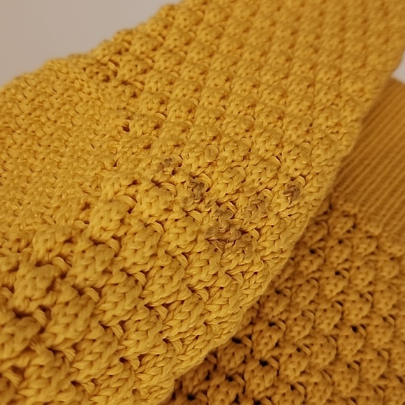 Escada Italy Silk Cotton Cardigan Stunning Yellow Size 38 US S - Picture 8 of 12